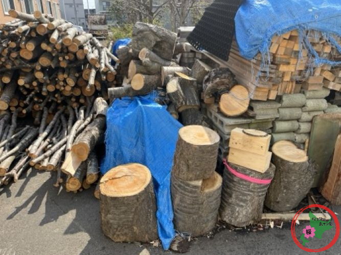 NPO法人桜を守り育てる会,廃材,原木,再利用