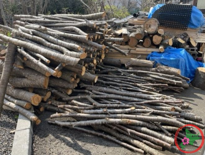 NPO法人桜を守り育てる会,廃材,原木,再利用